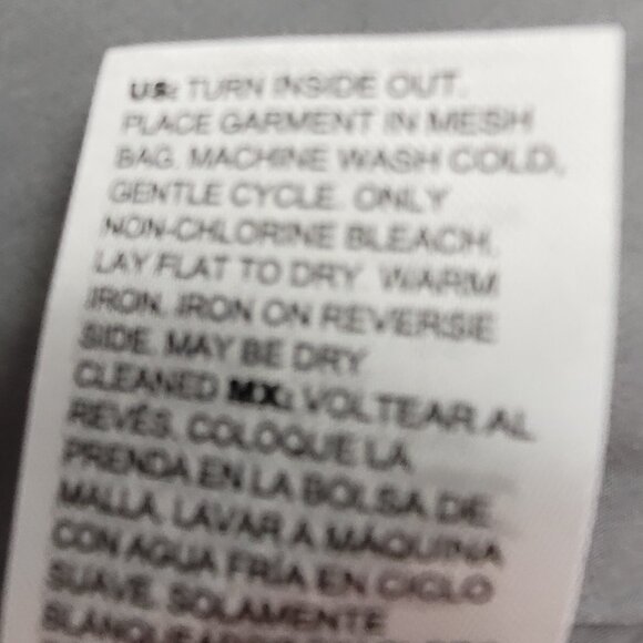 Chico's Pewter Applique Vest Womens 10 Chicos 1.5 (US 10) Gray Quilted Puffer - Picture 7 of 13